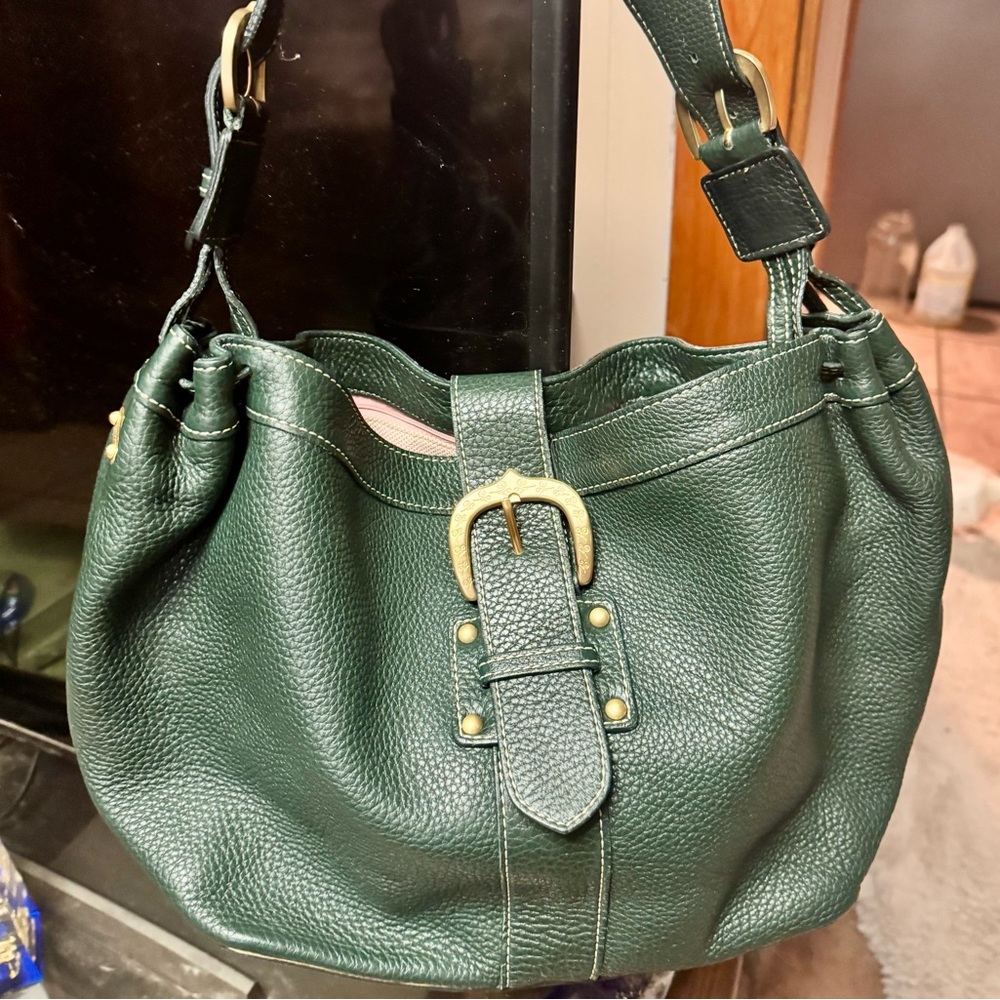 Dooney & Bourke genuine leather bag in very good condition approx 16x9 5x3 - Picture 8 of 10